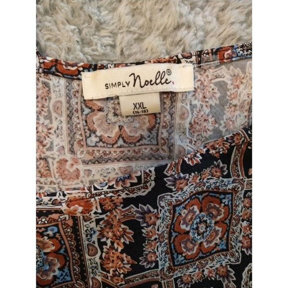 Simply Noelle Tue Front Top XXL Boho, Cottage Core, crotchet,Feminine - Picture 8 of 9